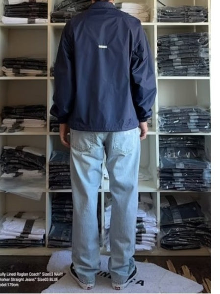MINE Worker Straight Blue Jeans (BSC26-WSBJ)