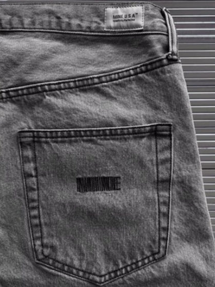 MINE Worker Straight Black?Jeans (BSC26-WSBKJ)