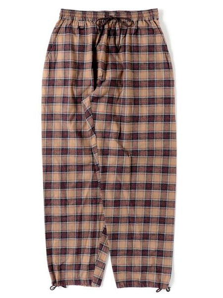 MINE Flannel Easy Pants / BROWN