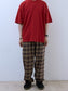 MINE Flannel Easy Pants / BROWN