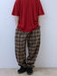 MINE Flannel Easy Pants / BROWN