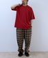 MINE Flannel Easy Pants / BROWN