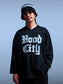 RADIALL | HOOD CITY - FOOTBALL T-SHIRT CROPPED SLEEVE - Black