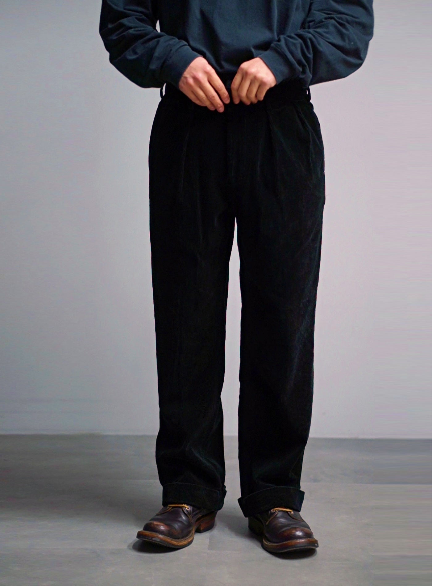 【10.24 (Fri) Release】BY GLADHAND | GLADWELL - STOMP FIT TROUSERS / BYGH5310 - Black