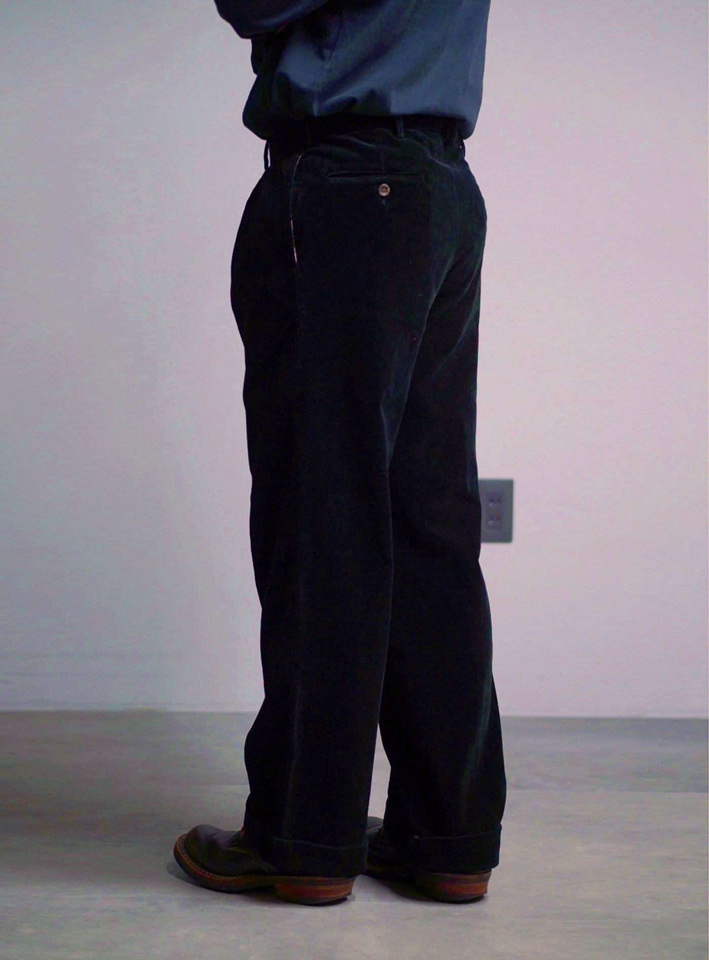 【10.24 (Fri) Release】BY GLADHAND | GLADWELL - STOMP FIT TROUSERS / BYGH5310 - Black