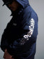 【12.28 (Sun) 12:00 Release】PORKCHOP | BURNING LOGO HOODED JKT - Navy