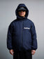 【12.28 (Sun) 12:00 Release】PORKCHOP | BURNING LOGO HOODED JKT - Navy