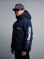 【12.28 (Sun) 12:00 Release】PORKCHOP | BURNING LOGO HOODED JKT - Navy