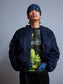 GOOD HELLER | GH WAPPEN MA-1 FLIGHT JACKET - Dark Navy