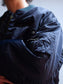 GOOD HELLER | GH WAPPEN MA-1 FLIGHT JACKET - Dark Navy