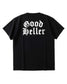 GOOD HELLER | THE S.O.L WING LOGO S/S T-SHIRT - Black