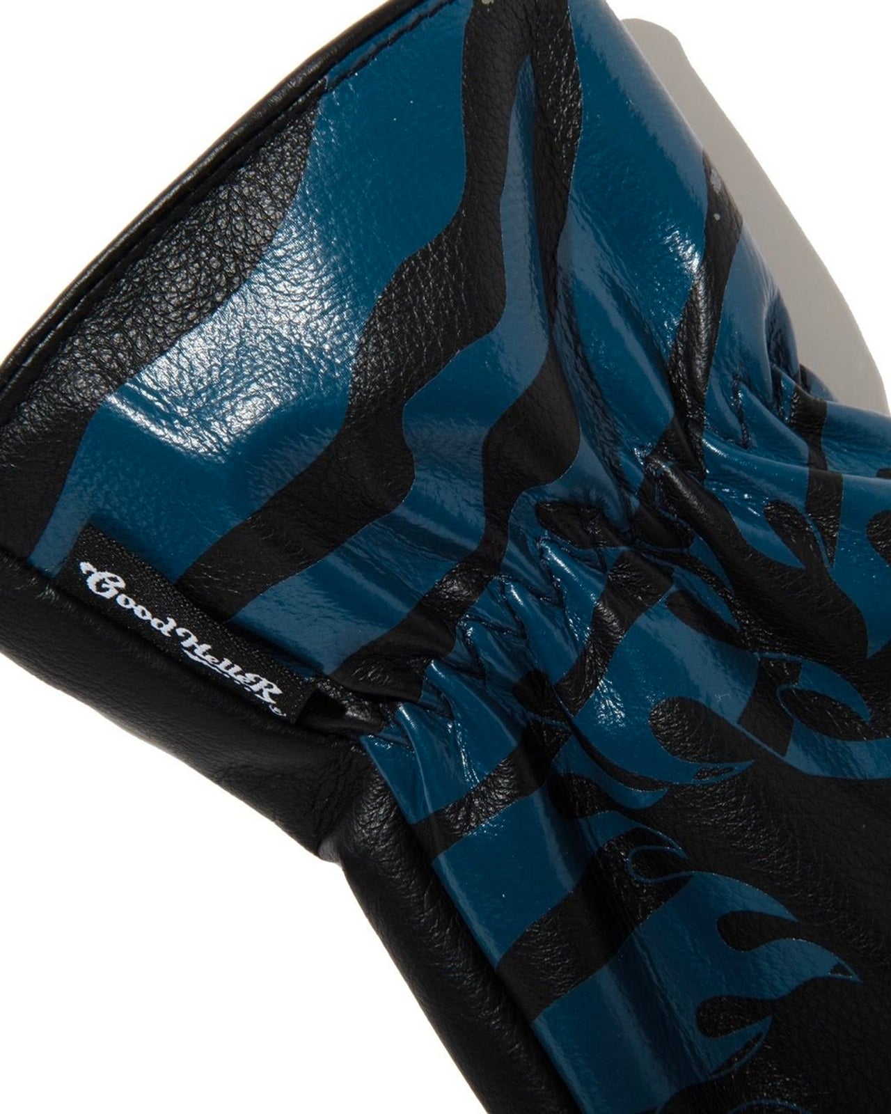 GOOD HELLER | AMERICAN FLAG FIRE PATTERN LEATHER GLOVE