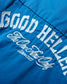 GOOD HELLER | ONE WAY WAPPEN & EMBROIDERY WORK L/S SHIRT - Blue