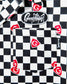 GOOD HELLER | GH CHECKERED FLAG DRIPPING LOGO WAPPEN S/S SHIRT