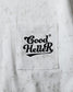 GOOD HELLER | BATTICK DYEING POCKET S/S T-SHIRT - White