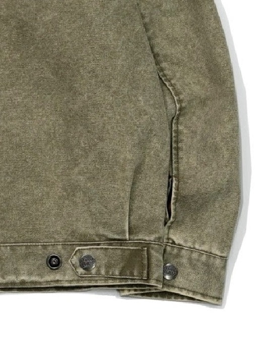 【10.25 (Sat) 12:00 Release】GOOD HELLER | HEAVY CANVAS DETROIT TYPE JACKET - Faded Olive