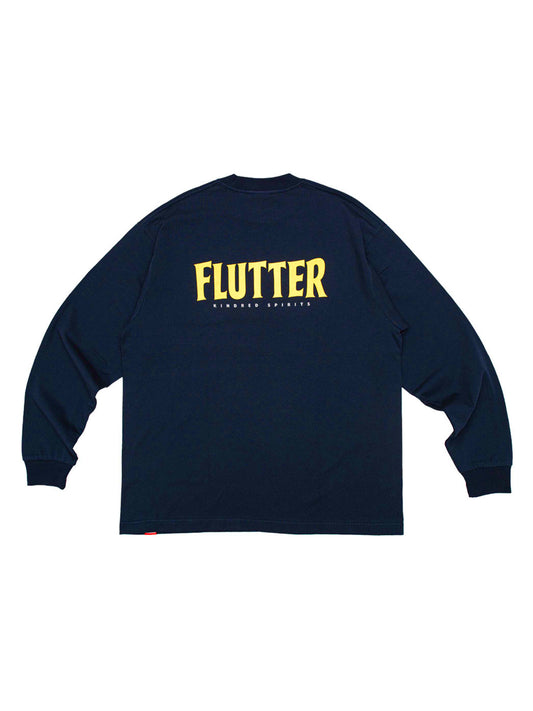 FLUTTER | OG Logo L/S Tee - Navy