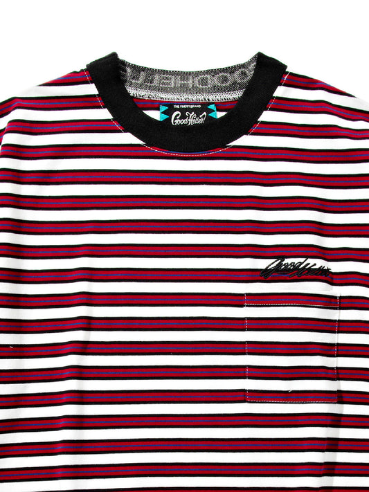 【8.23 (Sat) 12:00 Release】GOOD HELLER | BORDER S/S T-SHIRT - Red