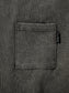 GOOD HELLER | LEATHER WAPPEN USED WASH L/S T-SHIRT - Black