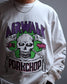 PORKCHOP | AP SKELETON L/S TEE - White