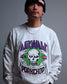 PORKCHOP | AP SKELETON L/S TEE - White