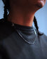 RADIALL | CABLE - T-BAR NECKLACE - 925 Silver