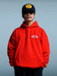 PORKCHOP | PORK BACK HOODIE - Red/White