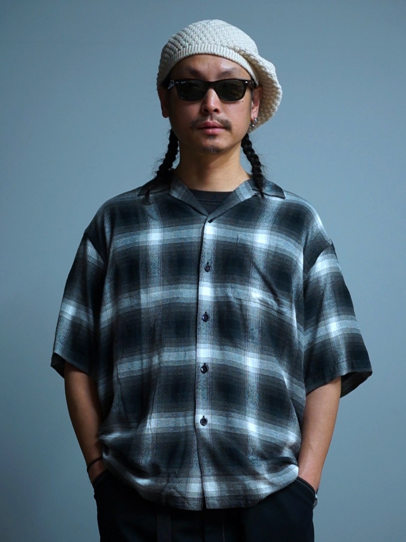 RADIALL | BELAIR - OPEN COLLARED SHIRT S/S