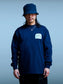 RADIALL | TOMBSTONE - CREW NECK T-SHIRT L/S - Navy