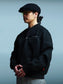 FLUTTER | Duck Cup Shoulder Jacket - Black