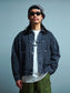 RADIALL | Classic 350 Top - TRUCKER JACKET - Light Black