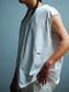 WAX | SLEEVELESS TEE - White