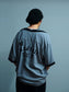 RADIALL | True Deal Pot - OPEN COLLARED SHIRT S/S - Steel Gray