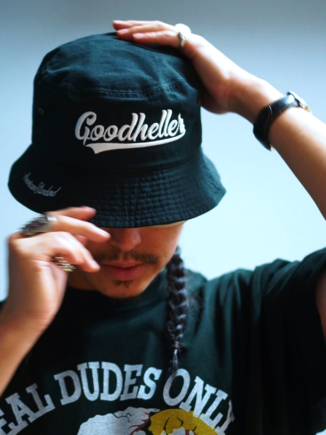 GOOD HELLER | BB LOGO CASUAL BUCKET HAT