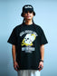 GOOD HELLER | SKULL&SNAKE AMERICAN LOGO T-SHIRT - Black