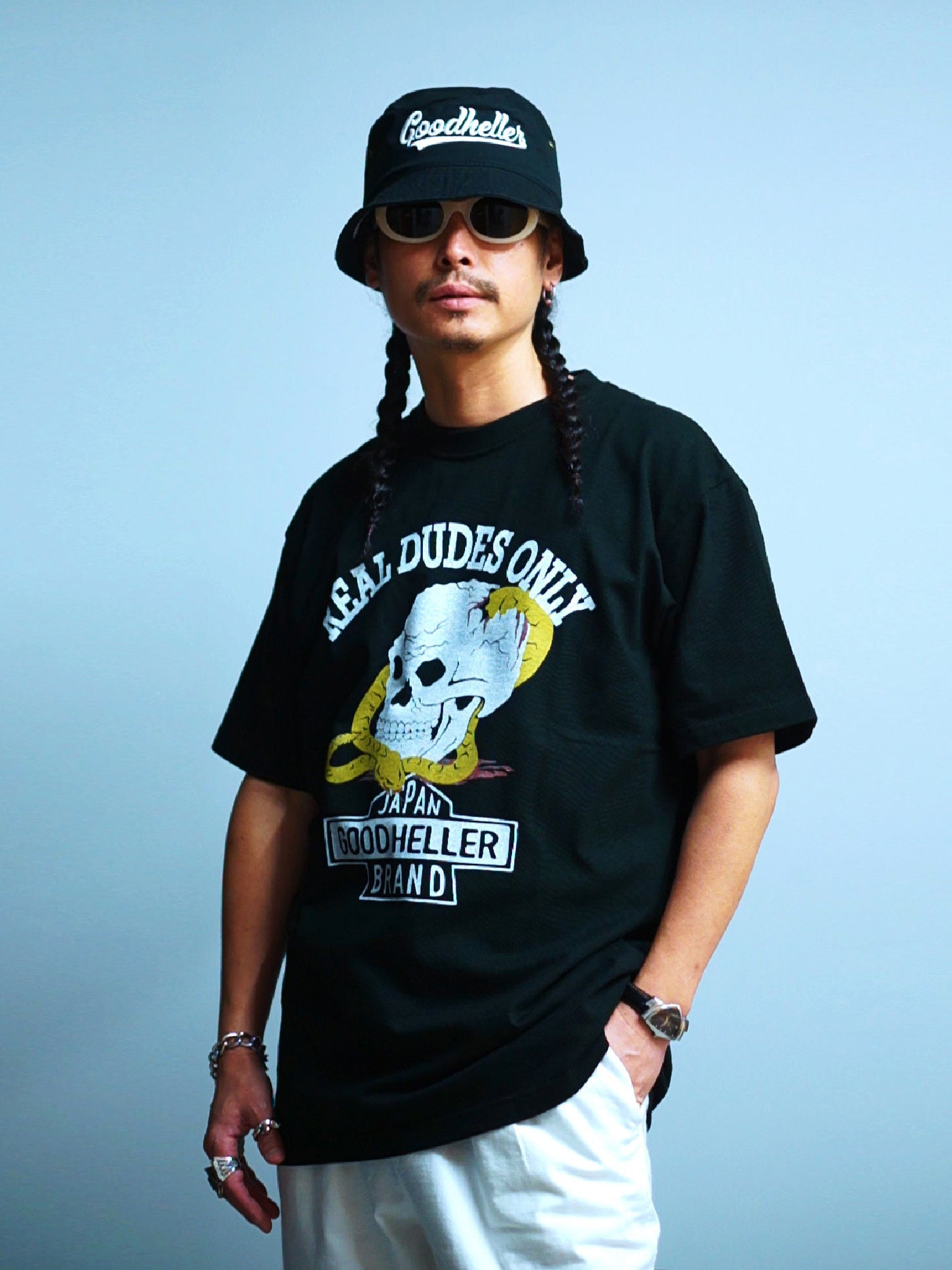 GOOD HELLER | BB LOGO CASUAL BUCKET HAT