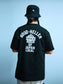 GOOD HELLER | SKULL&SNAKE AMERICAN LOGO T-SHIRT - Black
