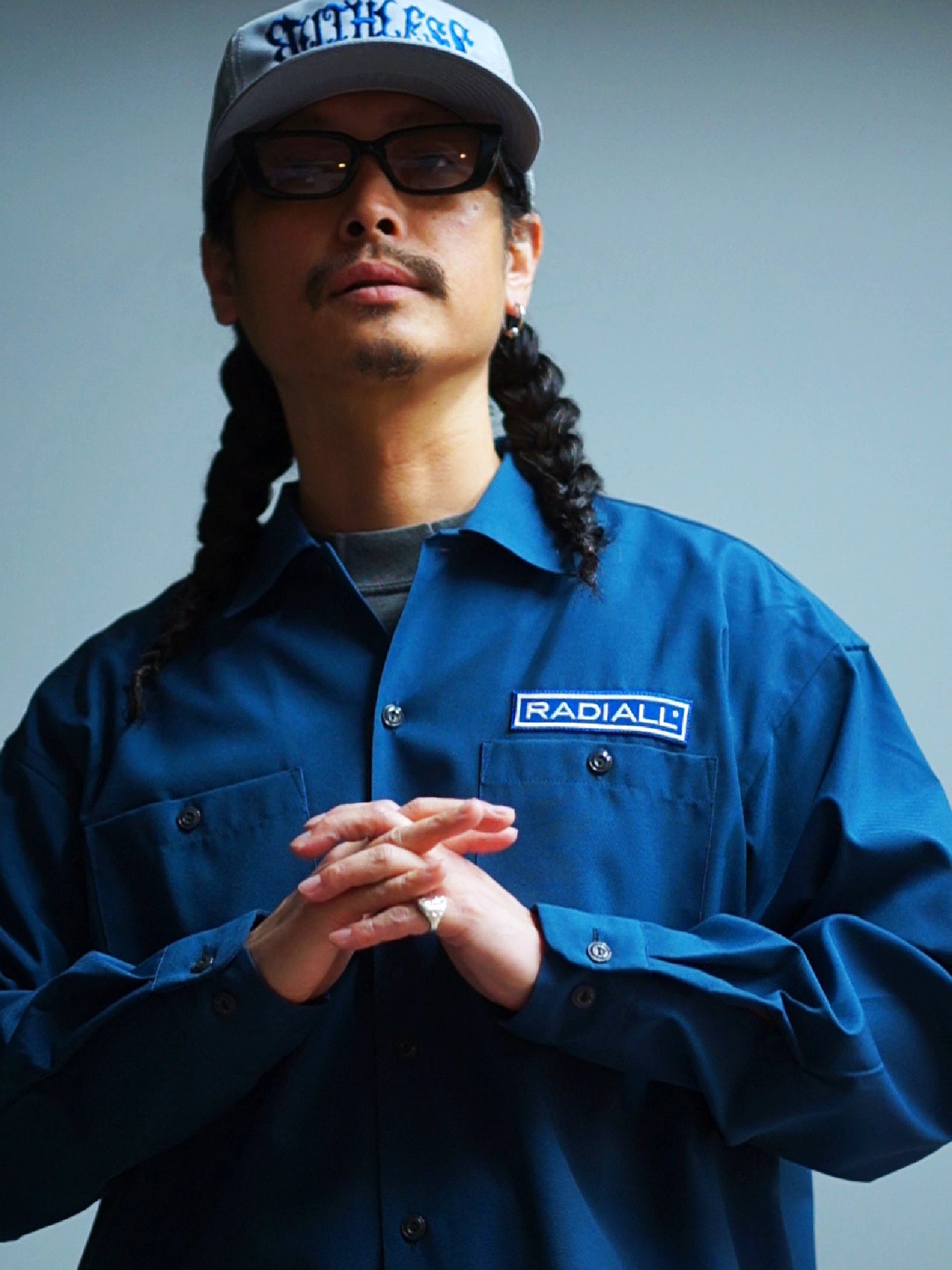 RADIALL | Wheels - REGULAR COLLARED SHIRT L/S - Navy