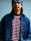 【8.23 (Sat) 12:00 Release】GOOD HELLER | BORDER S/S T-SHIRT - Red
