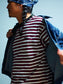 【8.23 (Sat) 12:00 Release】GOOD HELLER | BORDER S/S T-SHIRT - Red