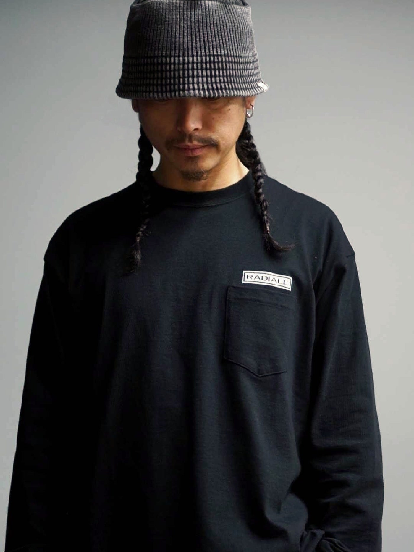 RADIALL | Wheels - CREW NECK T-SHIRT L/S - Black