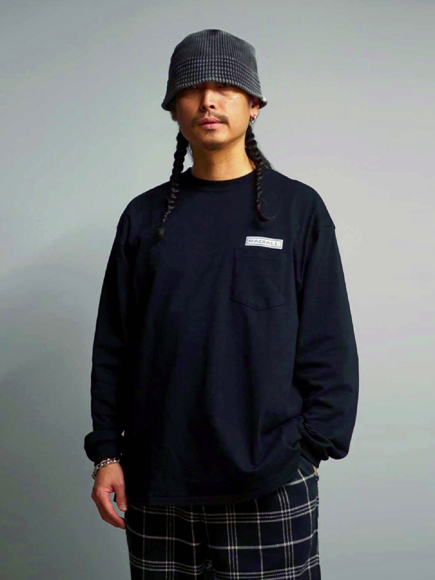 RADIALL | Wheels - CREW NECK T-SHIRT L/S - Black