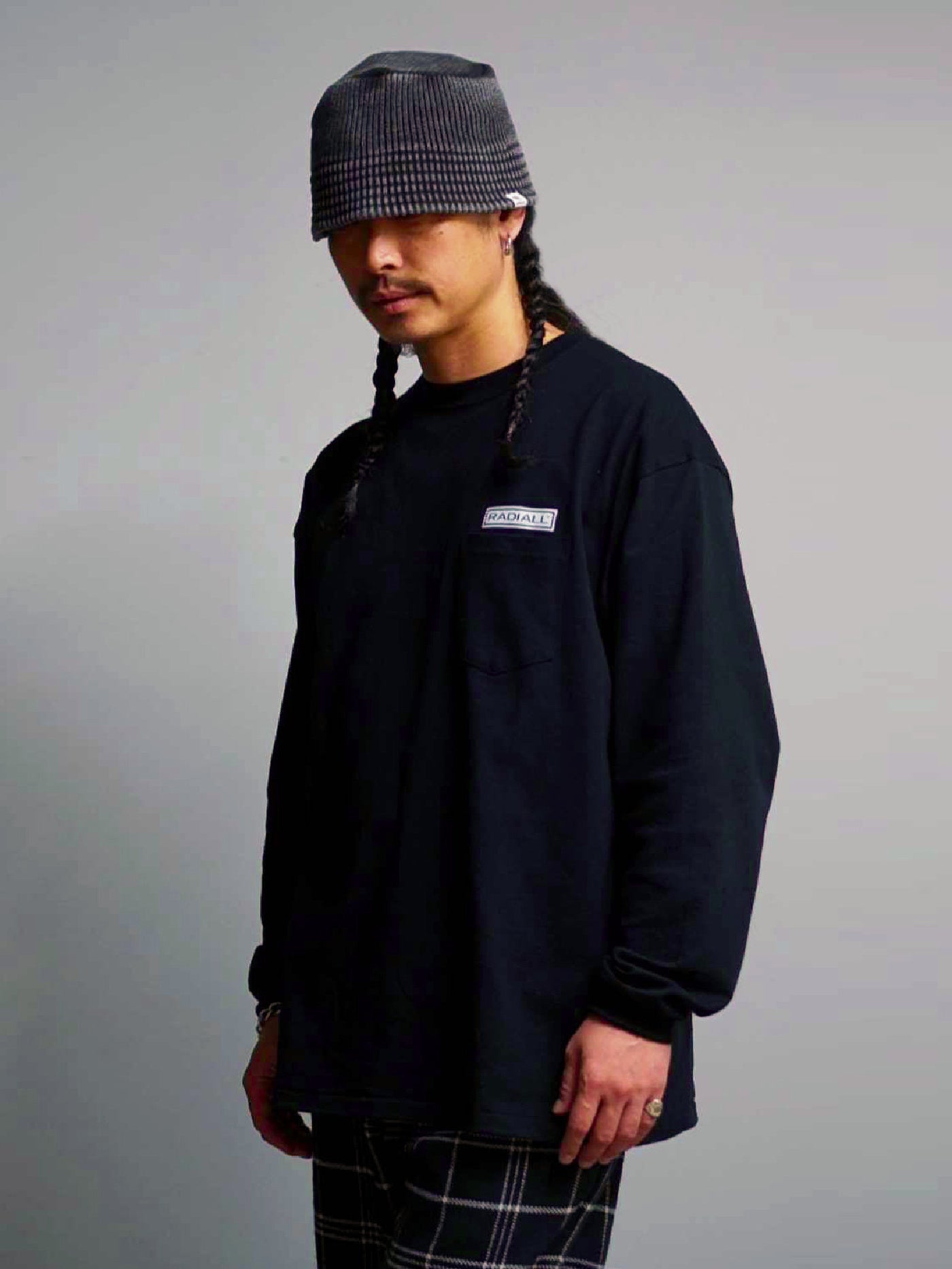 RADIALL | Wheels - CREW NECK T-SHIRT L/S - Black