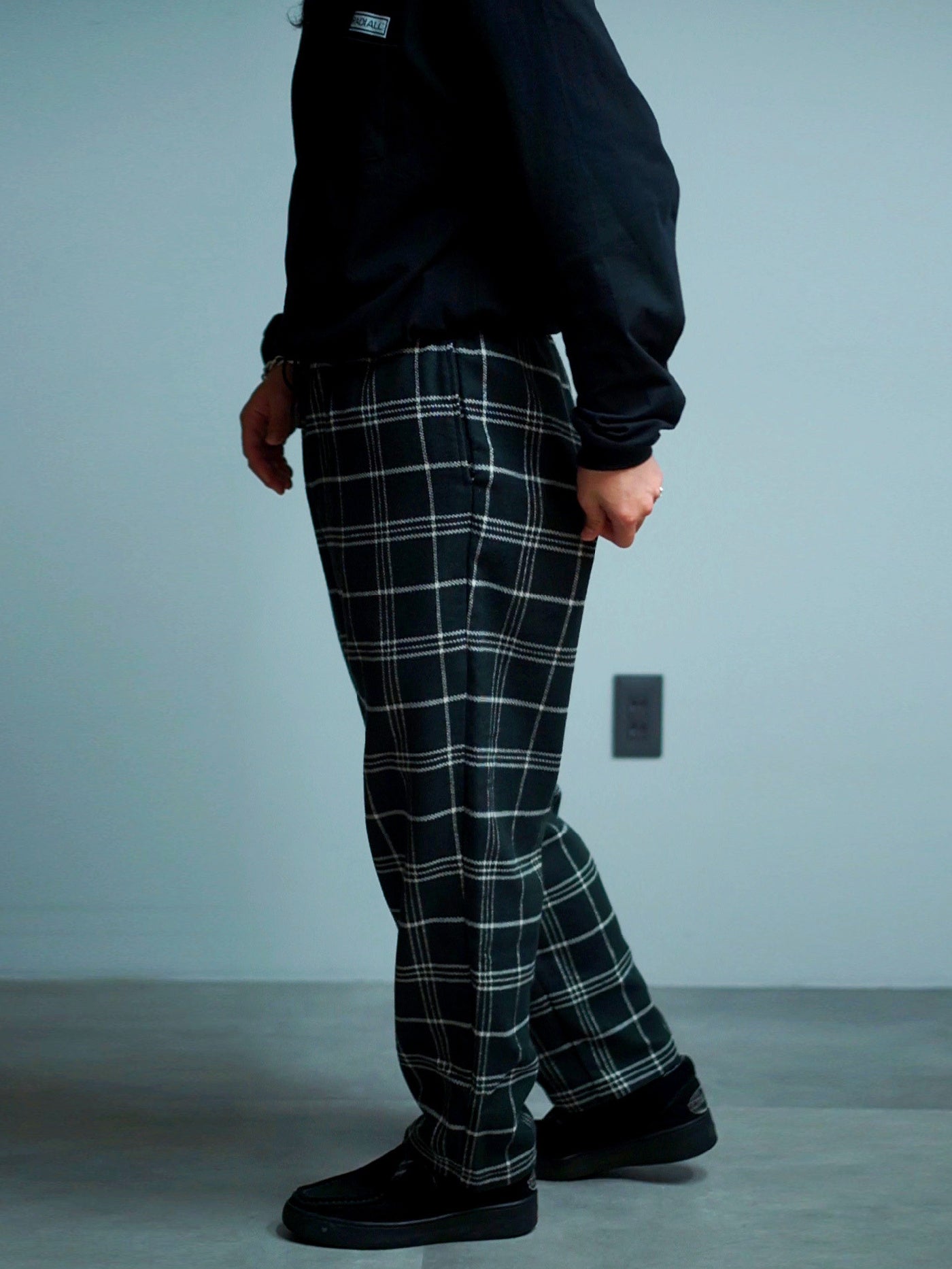 RADIALL | Cutlass - STRAIGHT FIT EASY PANTS - Black