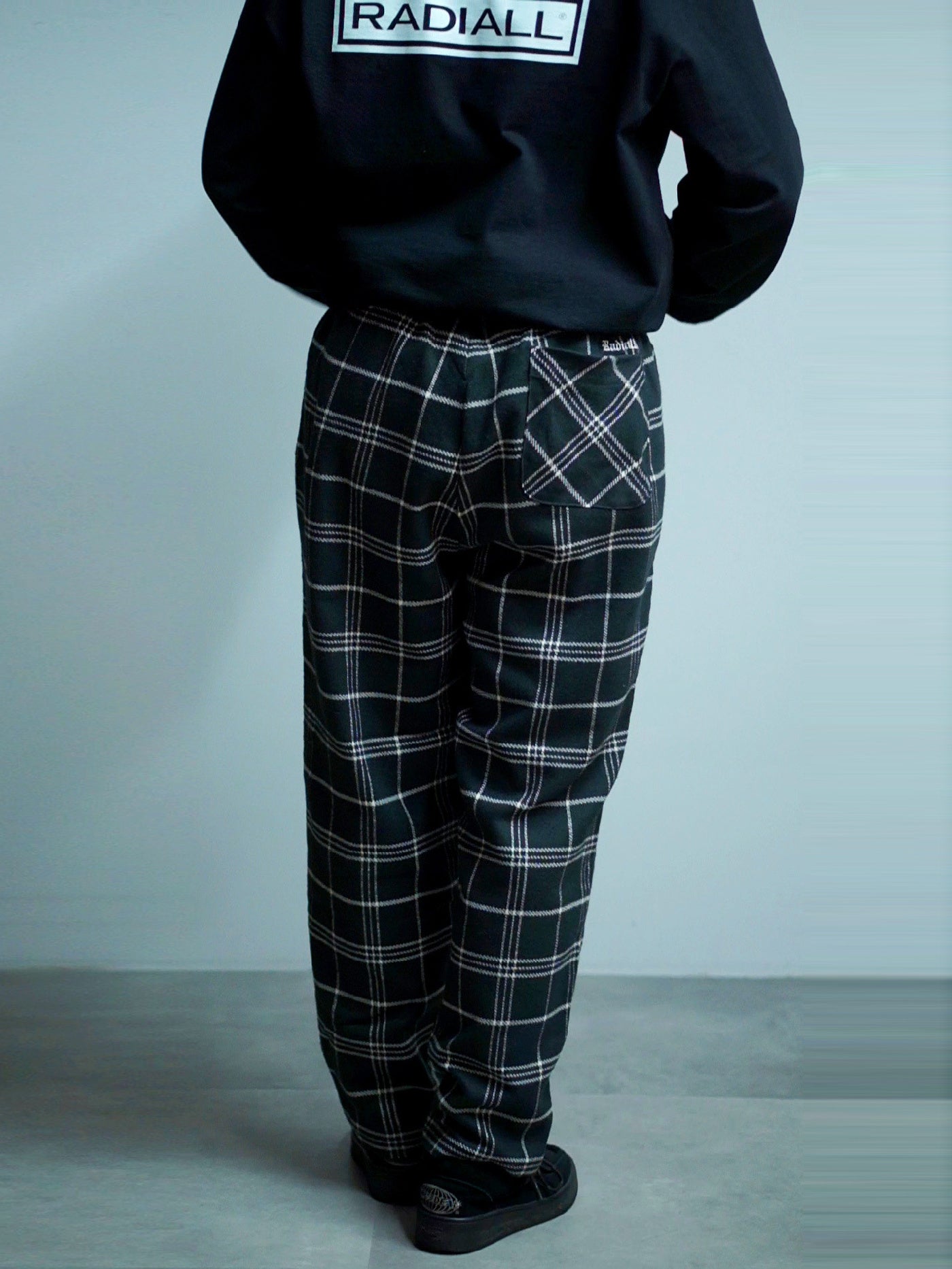 RADIALL | Cutlass - STRAIGHT FIT EASY PANTS - Black