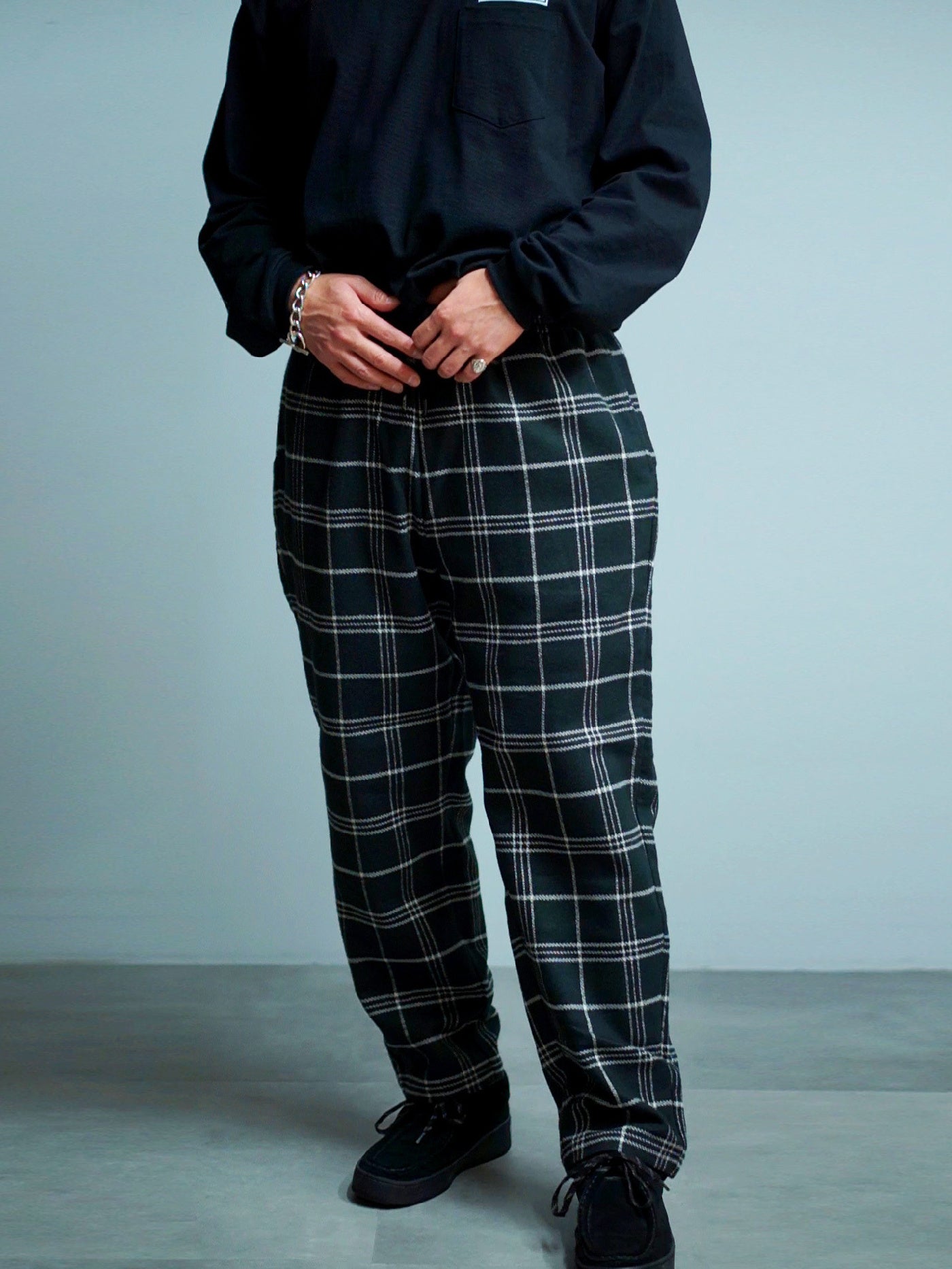 RADIALL | Cutlass - STRAIGHT FIT EASY PANTS - Black