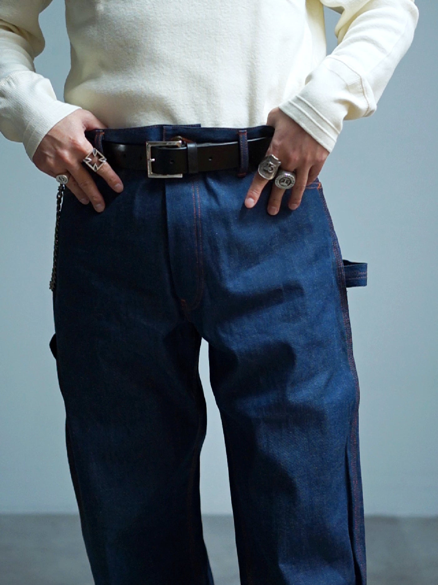 WEIRDO | BEATNIK - DENIM PANTS / WRD5126 - Indigo