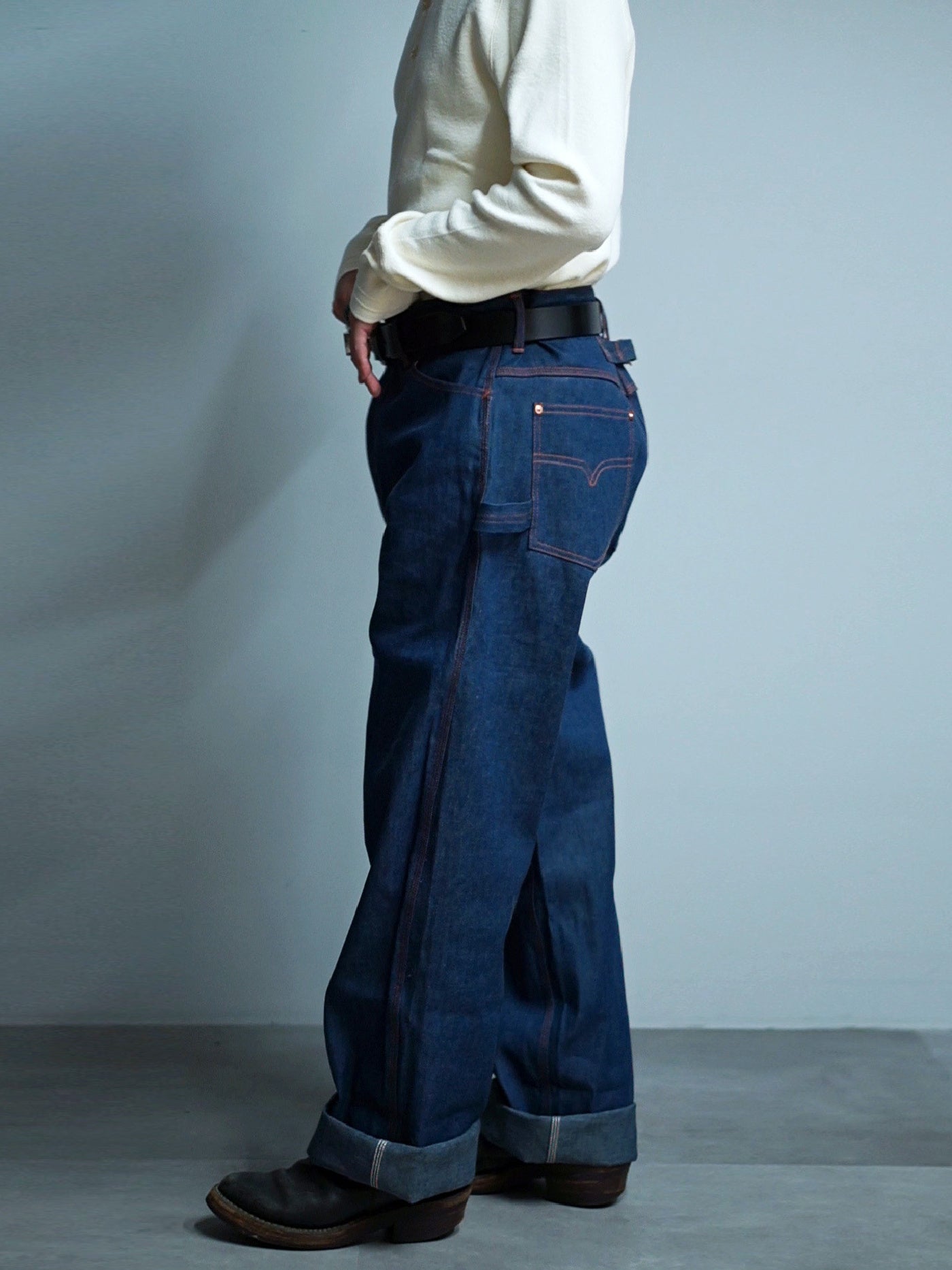 WEIRDO | BEATNIK - DENIM PANTS / WRD5126 - Indigo
