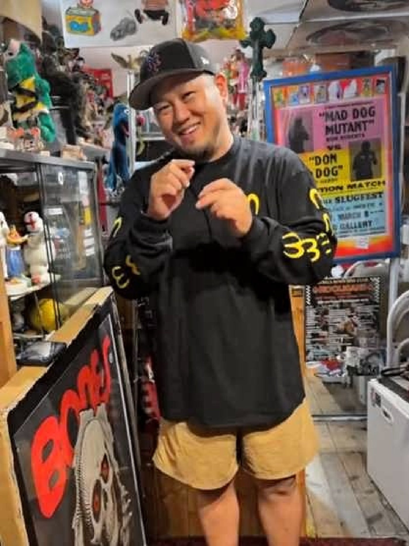【9.28 (Sun) 12:00 Release】MAD MOUSE COMIC | McDowell's L/S TEE - Black