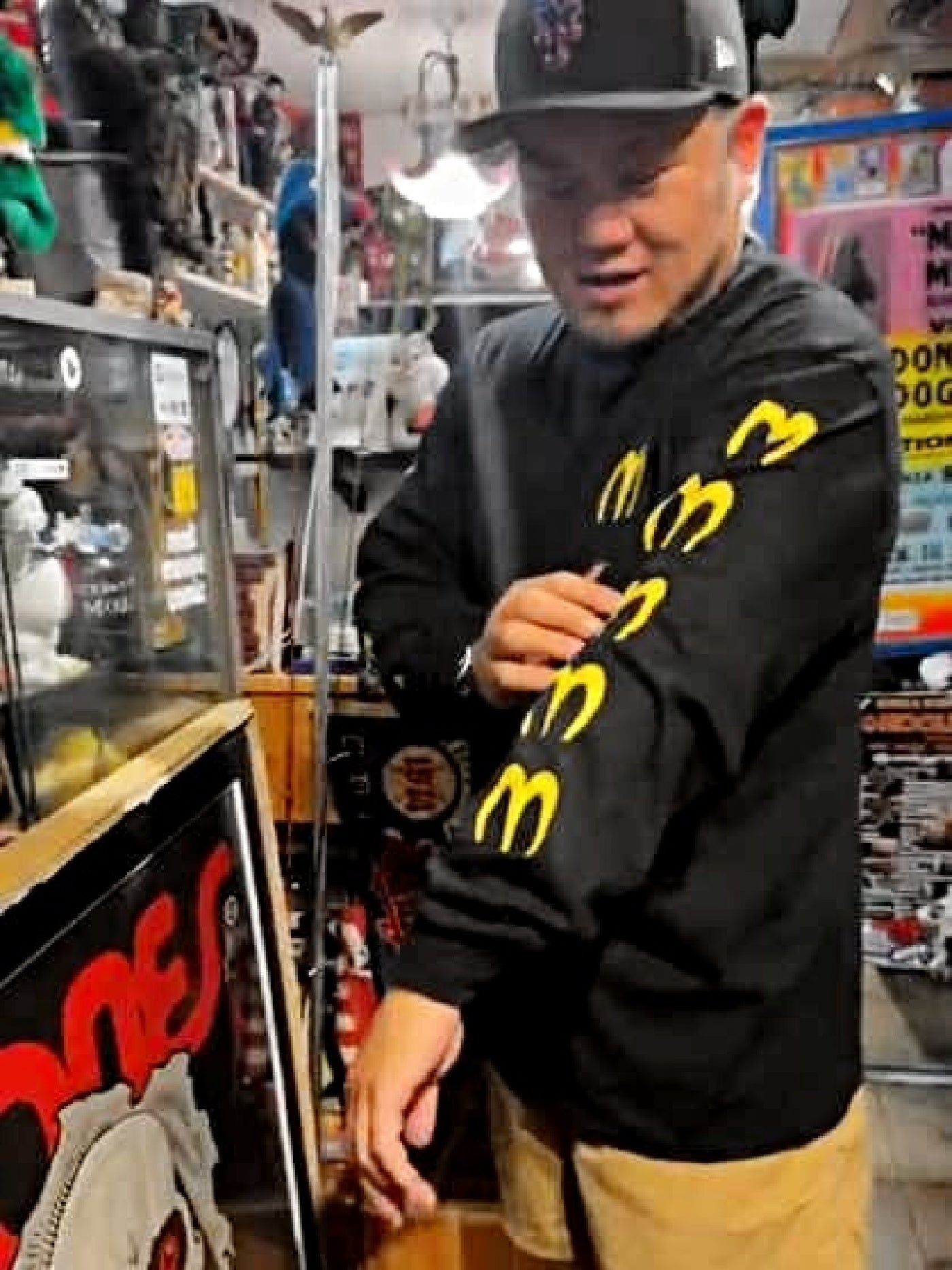 【9.28 (Sun) 12:00 Release】MAD MOUSE COMIC | McDowell's L/S TEE - Black